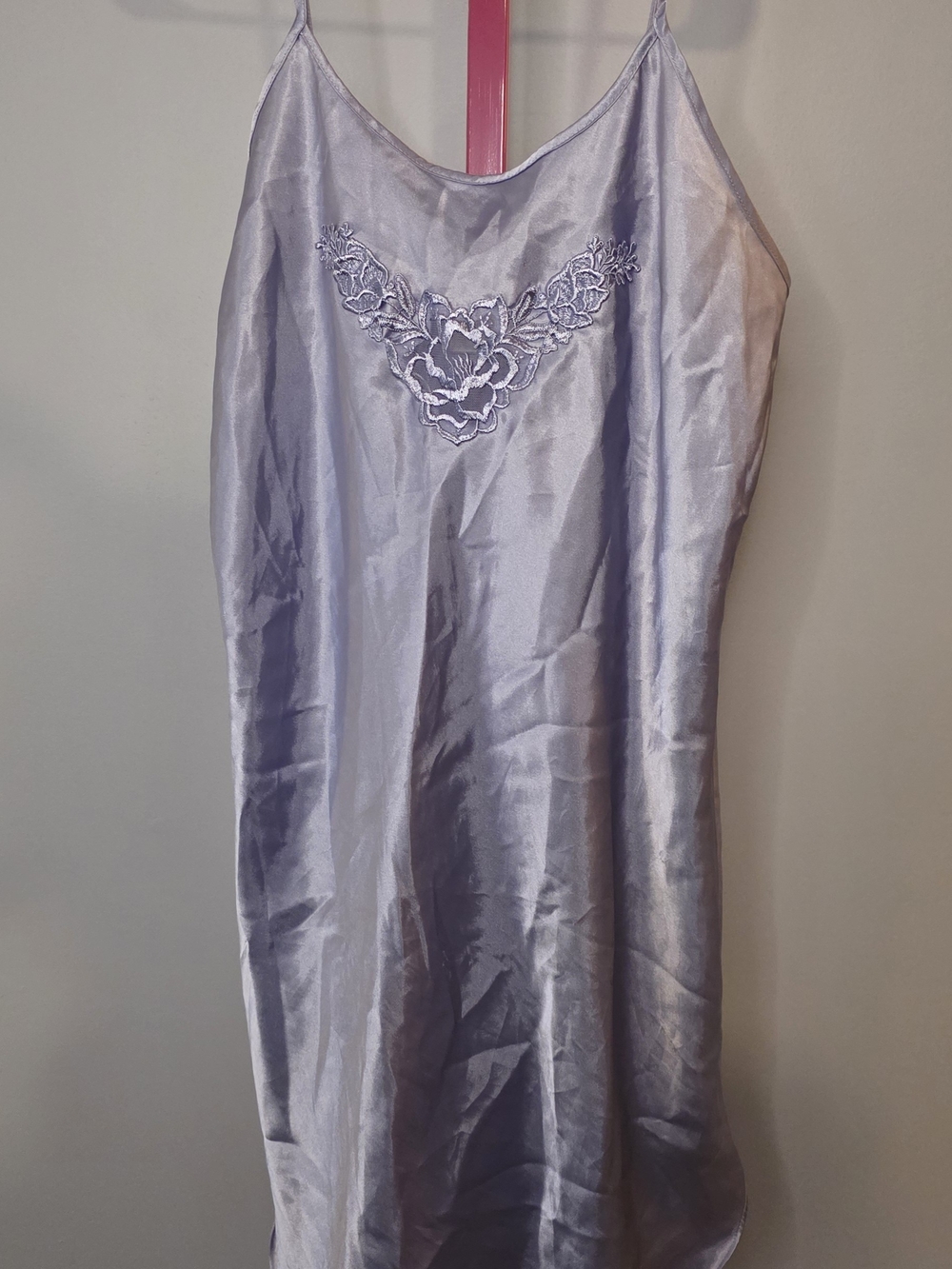 Secret Treasures Lavender Satin Slip Sleep Dress Sz M